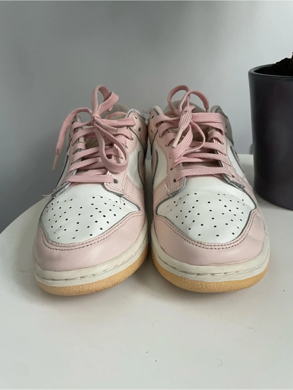 Women Size 6.5 Nike Dunk Low Orange Pearl Light Pink Shoes